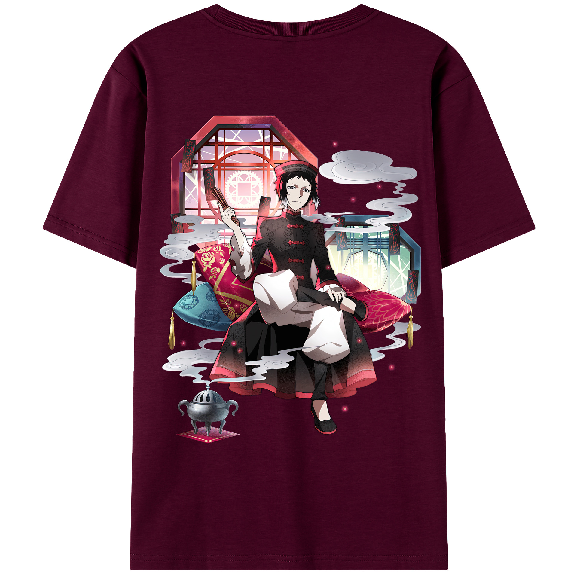 （画像用） 文豪ストレイドッグス Bungo Stray Dogs レディース半袖Tシャツ(バックプリント)